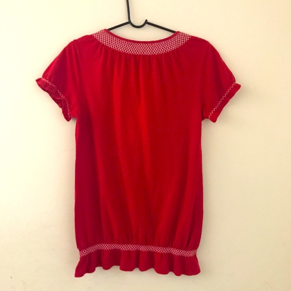 Style&co Size S Woman Shirt Color Red - Picture 2 of 3